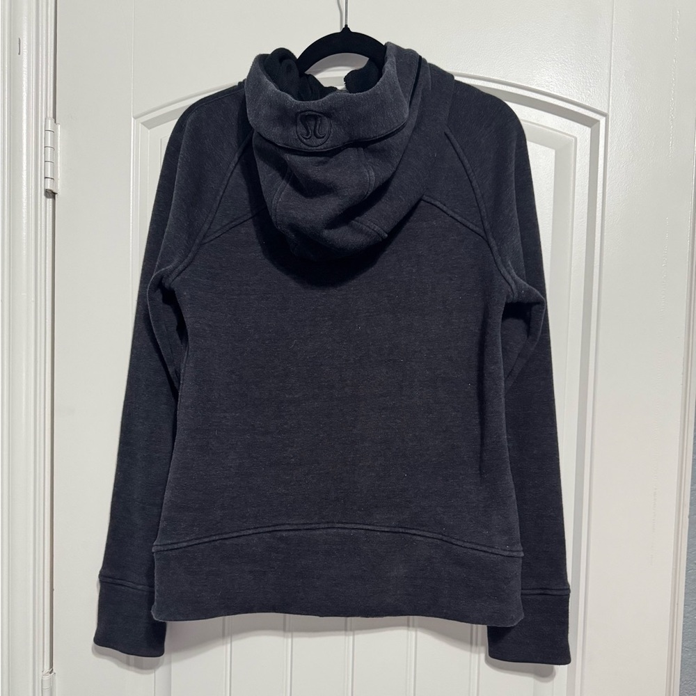 Lululemon Scuba Hoodie *Plush Heathered Core Black / Black - Picture 2 of 9